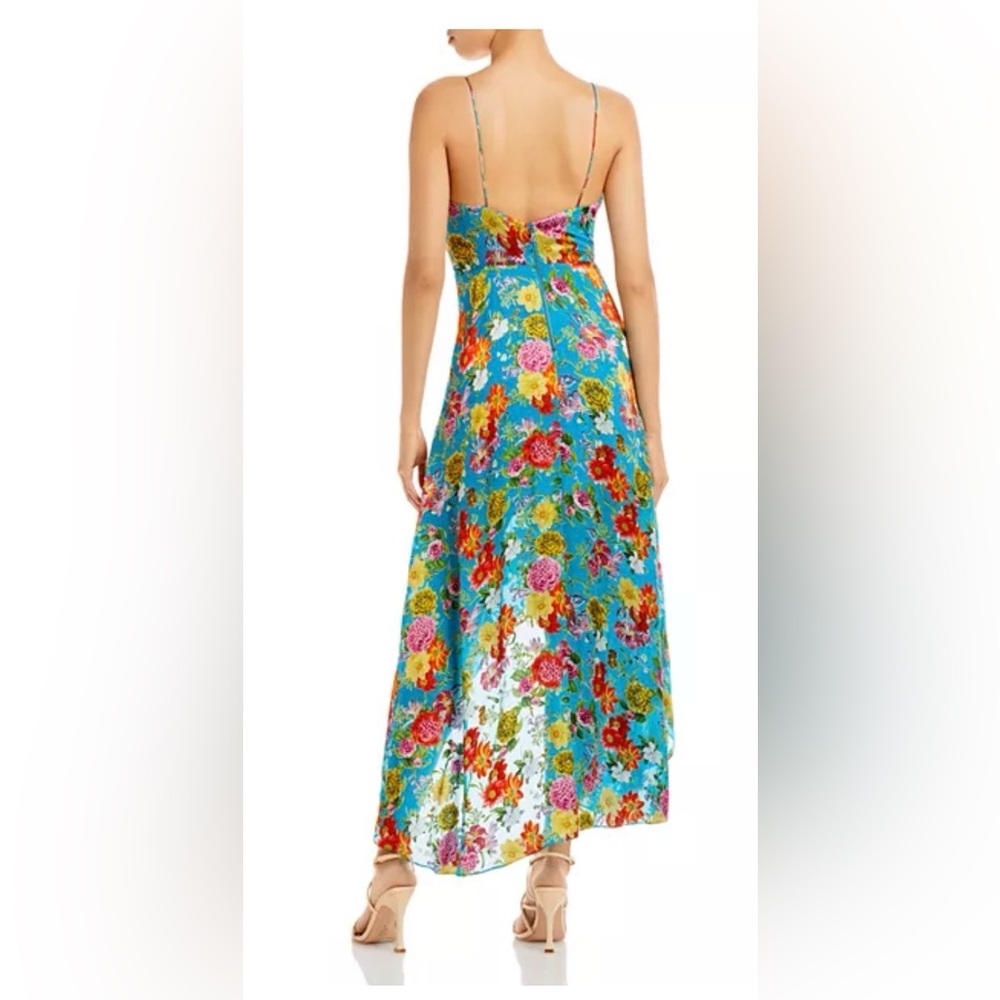 Alice + Olivia Christina Floral High-Low Dress. - Picture 2 of 12